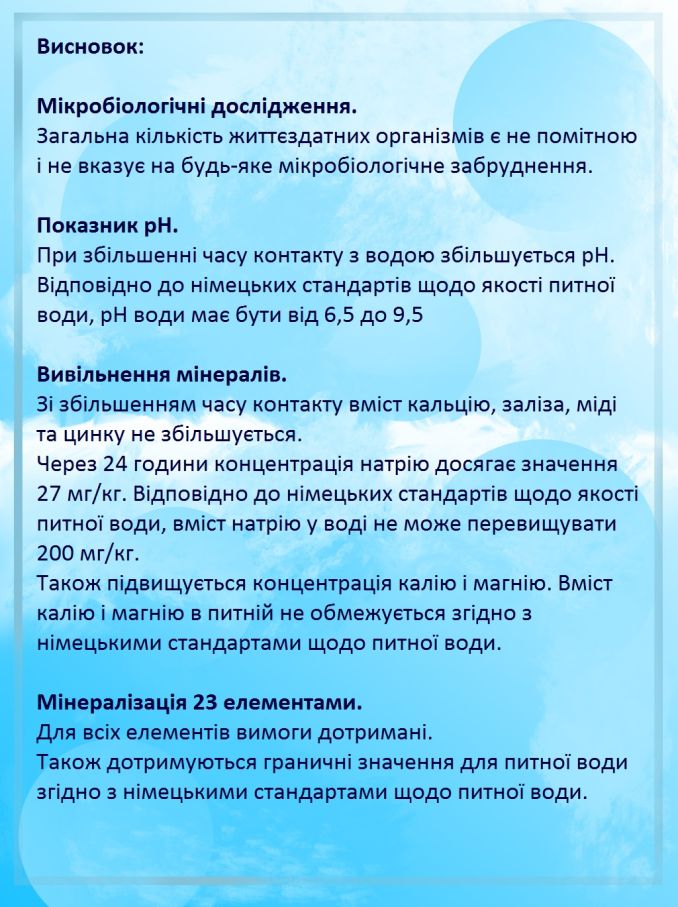 Пляшка - фільтр - іонізатор для питної води "Аквілон".